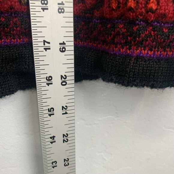 Dale of Norway Sweater Cardigan Womens Medium Red Wool Button Front Made Norway - Picture 6 of 7